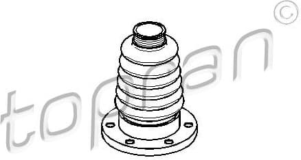 Bellow, drive shaft 109 251
