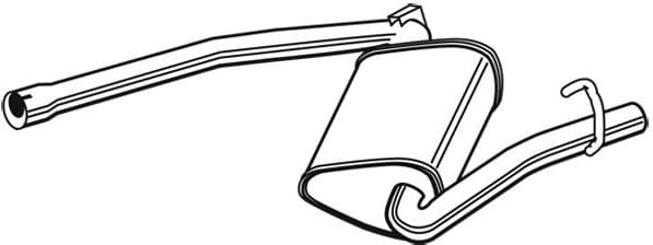 Centre Muffler 23054