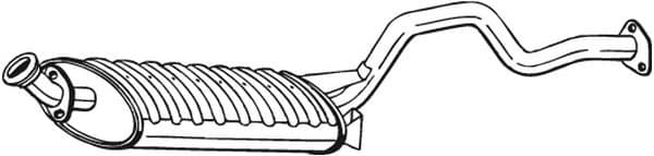 Centre Muffler 278-557