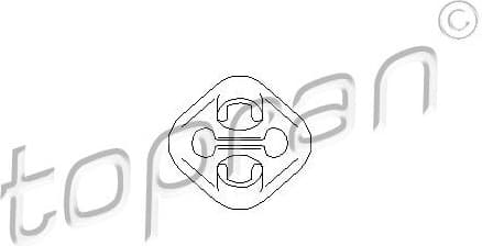 Mount, exhaust system 107 226