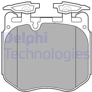 Brake Pad Set, disc brake LP3304