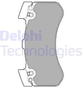 Brake Pad Set, disc brake LP2283