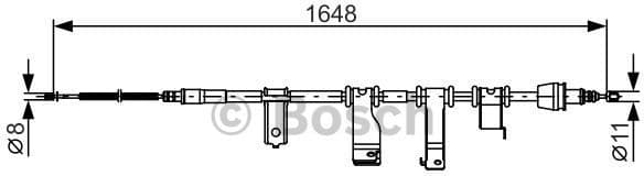 Cable Pull, parking brake 1 987 482 350