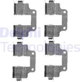 Accessory Kit, disc brake pad LX0485