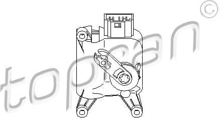 Actuator, blending flap 111 097