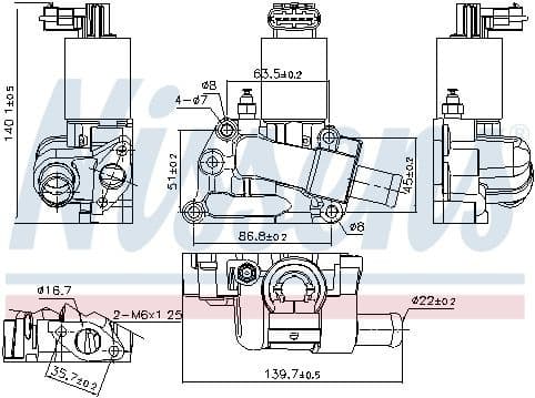 EGR Valve ** FIRST FIT ** 98227
