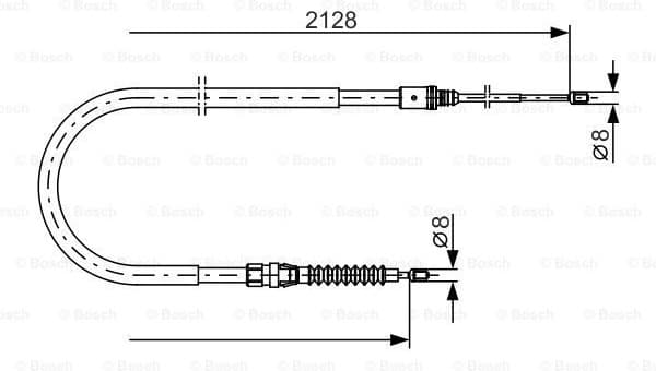 Cable Pull, parking brake 1 987 482 324