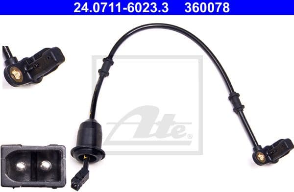 Sensor, wheel speed 24.0711-6023.3