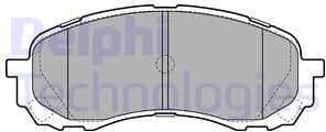 Brake Pad Set, disc brake LP2128