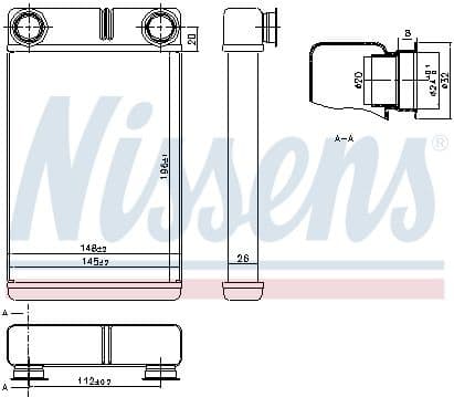 Heat Exchanger, interior heating 76515