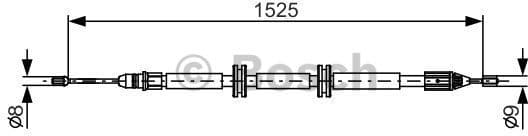 Cable Pull, parking brake 1 987 482 142