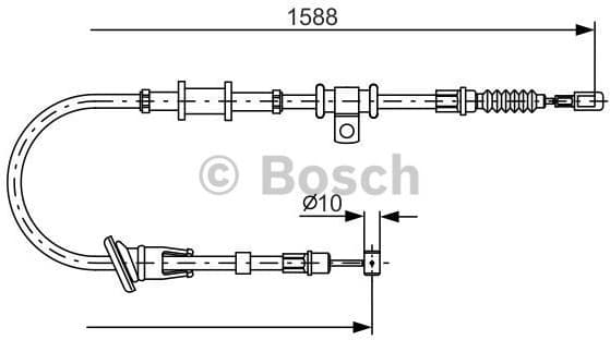Cable Pull, parking brake 1 987 482 245