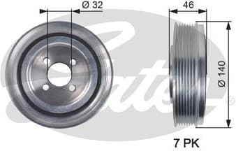 Belt Pulley, crankshaft DriveAlign™ TVD1078