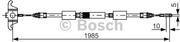 Cable Pull, parking brake 1 987 482 128