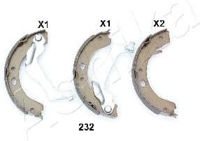 Brake Shoe Set 55-02-232