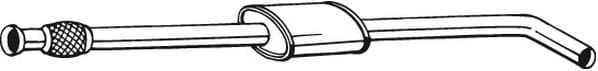 Centre Muffler 282-427