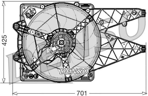 Fan, engine cooling DER01030