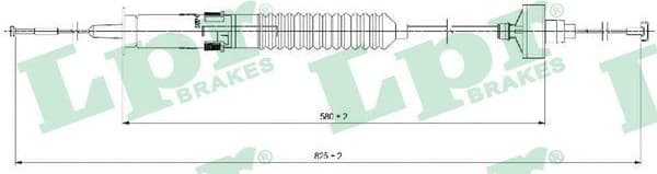 Cable Pull, clutch control C0266C