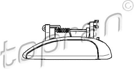 Exterior Door Handle 700 558
