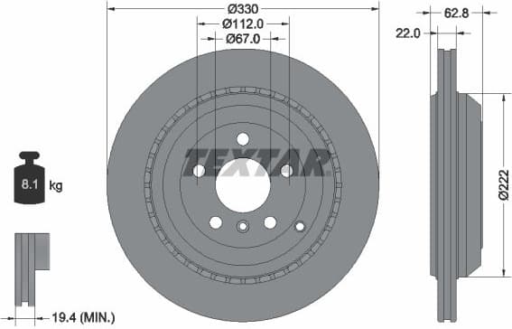 Brake Disc PRO 92150903