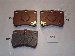 Brake Pad Set, disc brake 50-03-332
