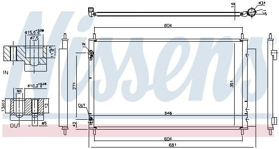 Condenser, air conditioning ** FIRST FIT ** 940489