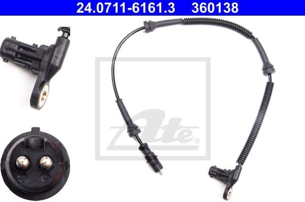 Sensor, wheel speed 24.0711-6161.3
