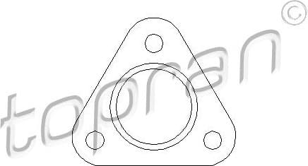 Gasket, exhaust pipe 107 207