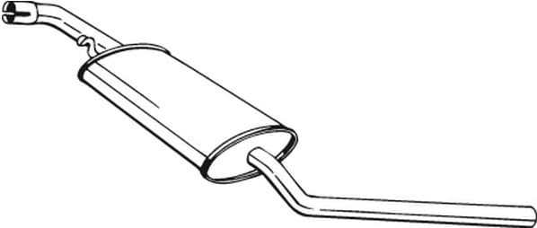 Centre Muffler 281-475