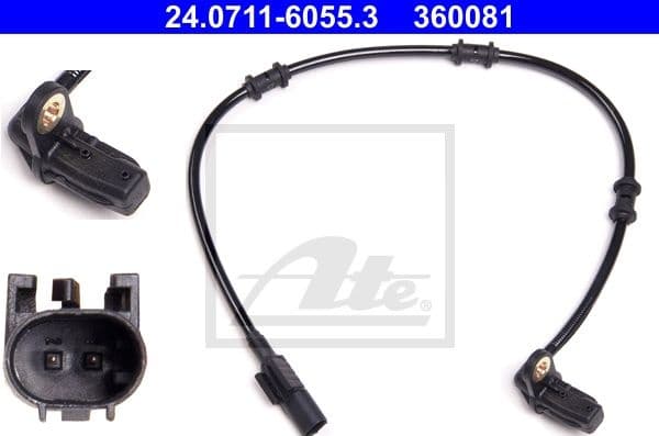 Sensor, wheel speed 24.0711-6055.3