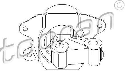 Mounting, engine 207 561