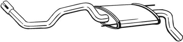 Rear Muffler 233-325