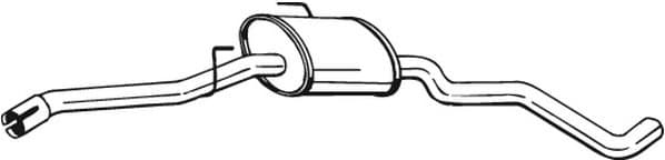 Centre Muffler 282-503