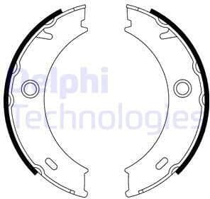Brake Shoe Set, parking brake LS1917