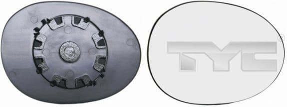 Mirror Glass, exterior mirror 305-0115-1