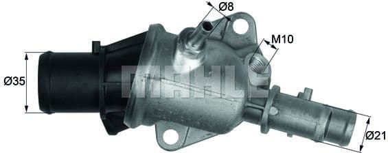 Thermostat, coolant BEHR TI11588