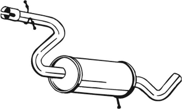 Centre Muffler 227-045