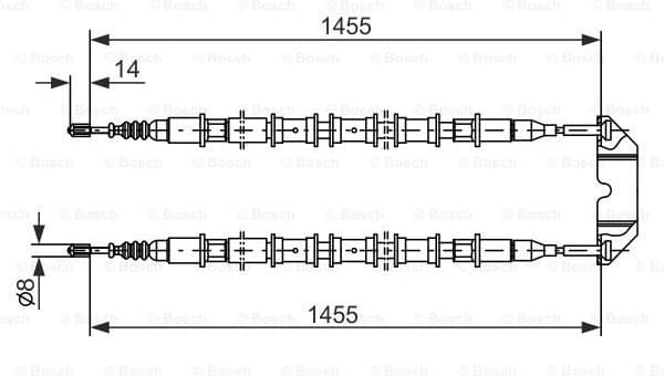 Cable Pull, parking brake 1 987 477 391