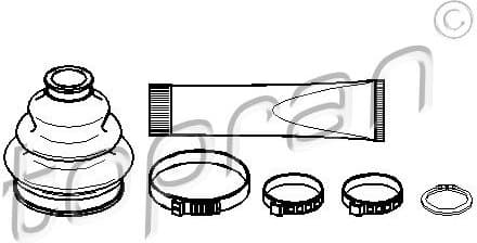 Bellow Kit, drive shaft 500 587