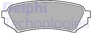 Brake Pad Set, disc brake LP1438