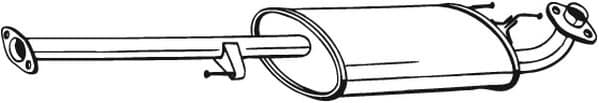 Centre Muffler 282-863