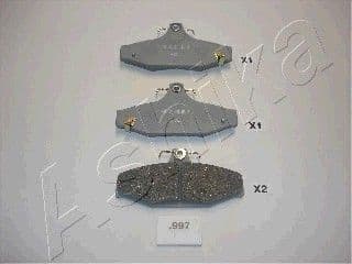Brake Pad Set, disc brake 51-09-997