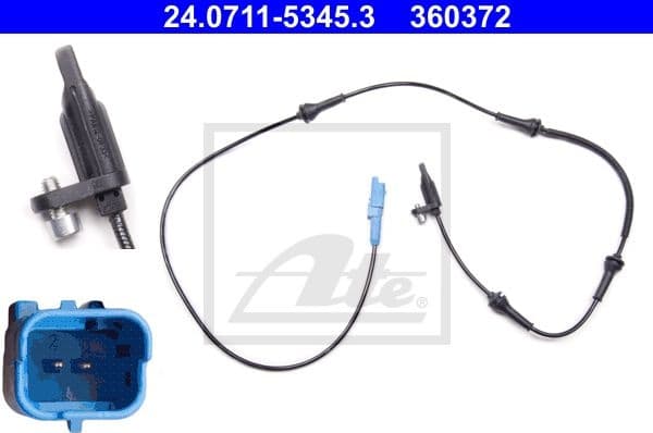 Sensor, wheel speed 24.0711-5345.3