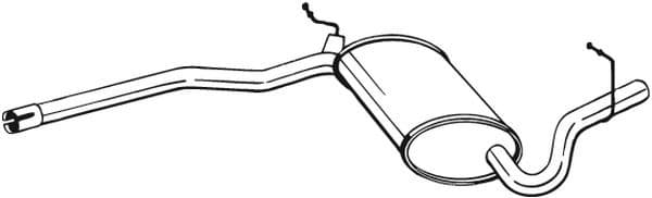 Centre Muffler 282-915