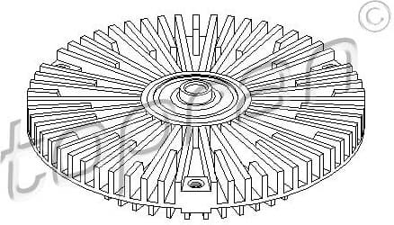 Clutch, radiator fan 401 184