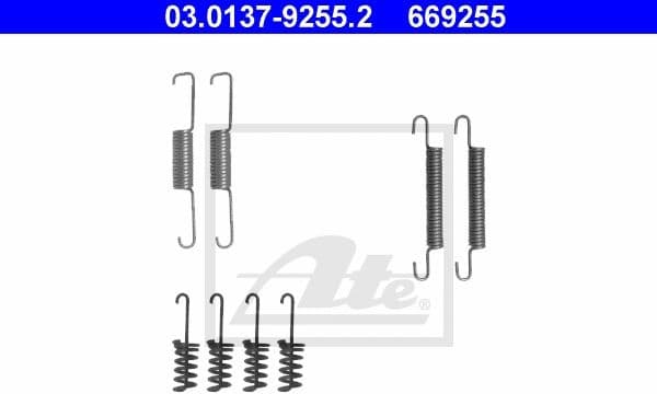 Accessory Kit, parking brake shoes 03.0137-9255.2