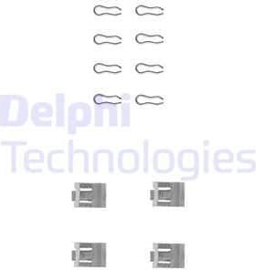 Accessory Kit, disc brake pad LX0075