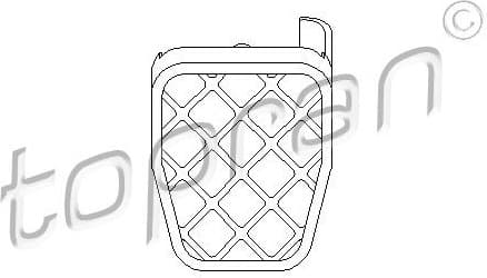 Pedal Pad, brake pedal 112 247