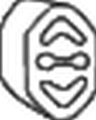 Mount, exhaust system 255-030