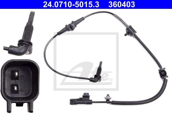 Sensor, wheel speed 24.0710-5015.3